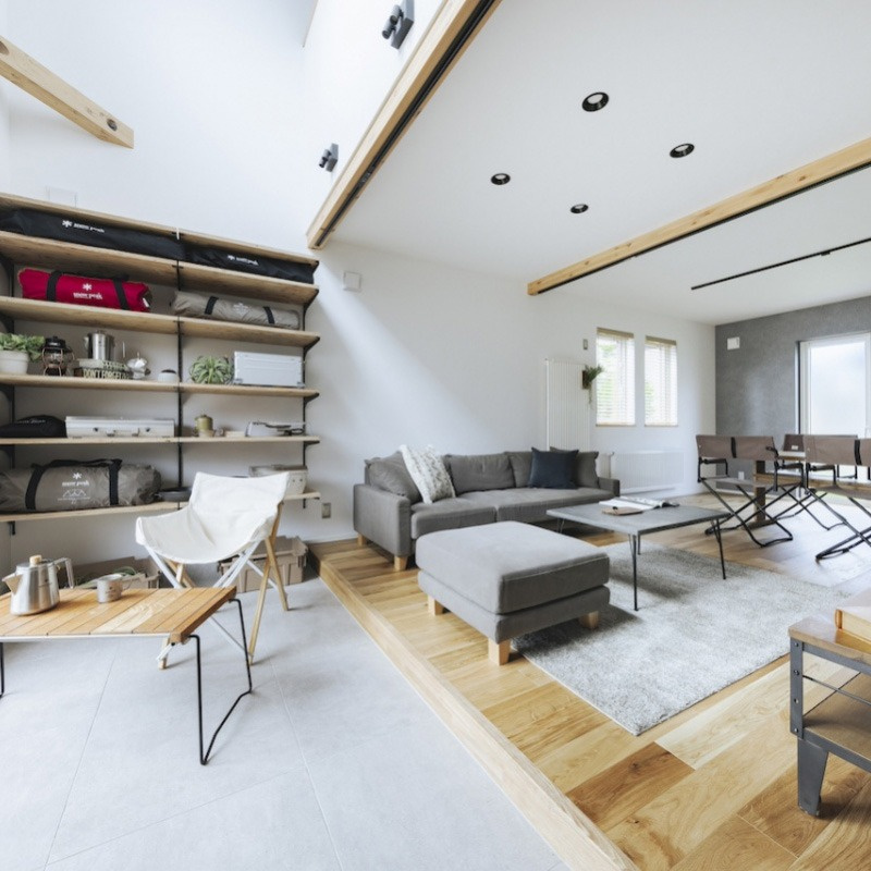 スノーピーク愛好家が建てたこだわりの家